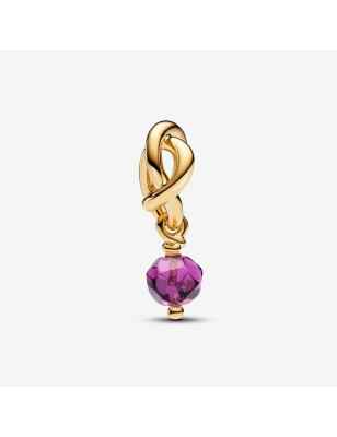 CHARM PENDENTE CERCHIO ETERNO VIOLA FEBBRAIO PANDORA