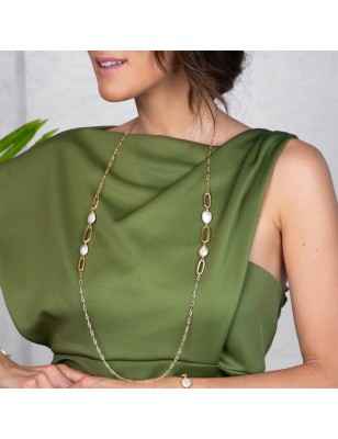 COLLANA LUNGA PERLE BAROCCHE 100CM PERLE CHIC DONNA AQUAFORTE 