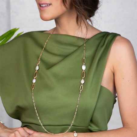 COLLANA LUNGA PERLE BAROCCHE 100CM PERLE CHIC DONNA AQUAFORTE 