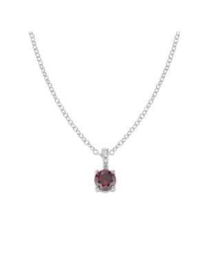 COLLANA PUNTO LUCE ROSSO DONNA AMEN  CLCIPBBRZ AMEN