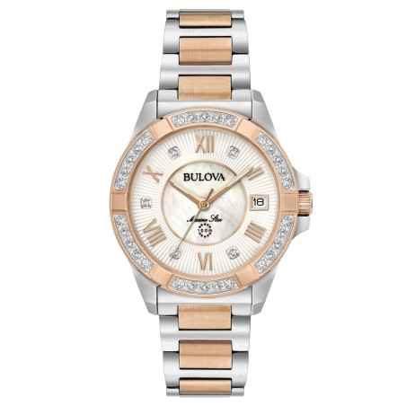 OROLOGIO BICOLORE ORO ROSA DONNA BULOVA MARINE STAR 98R234 BULOVA