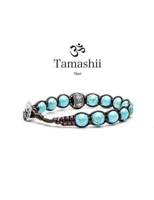 BRACCIALE TURCHESE TAMASHII RUOTA DELLA PREGHIERA