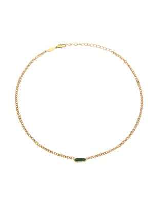 COLLANA STYLIZE COLOR ORO CON MALACHITE DONNA BREIL  TJ3657 BREIL