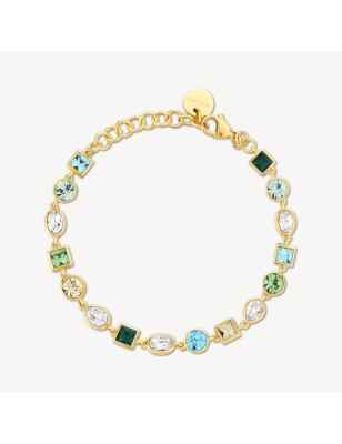 BRACCIALE SYMPHONIA COLOR ORO E CRISTALLI COLORATI BROSWAY BYM171 BROSWAY