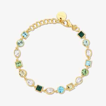 BRACCIALE SYMPHONIA COLOR ORO E CRISTALLI COLORATI BROSWAY BYM171 BROSWAY