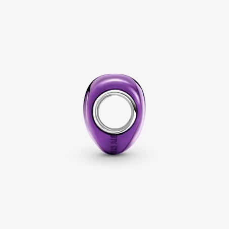 CHARM CUORE METALLICO VIOLA DONNA PANDORA 