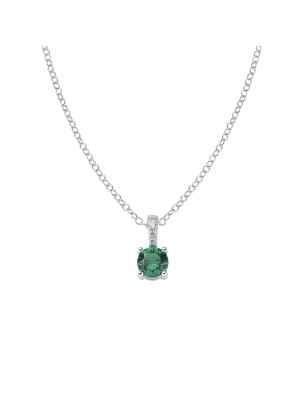 COLLANA PUNTO LUCE VERDE DONNA AMEN  CLCIPBBVEZ AMEN