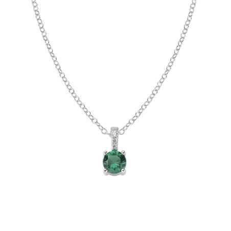 COLLANA PUNTO LUCE VERDE DONNA AMEN  CLCIPBBVEZ AMEN