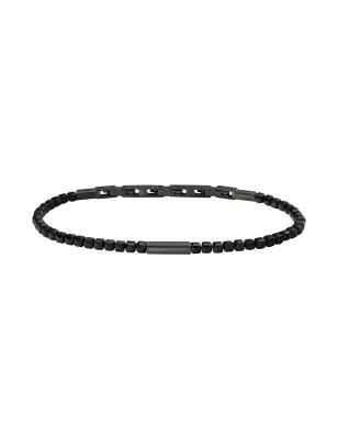 BRACCIALE ACCIAIO GUN SPINELLO NERO PRIAM UOMO BREIL  TJ3645 BREIL