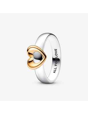 ANELLO CUORE SCORREVOLE ALL FOR LOVE M.48 DONNA PANDORA  162504C00-48 PANDORA