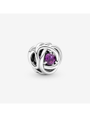 CHARM CERCHIO ETERNO VIOLA FEBBRAIO DONNA PANDORA 790065C02 PANDORA