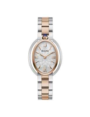 OROLOGIO RUBAIYAT BICOLORE ORO ROSA DONNA BULOVA CLASSIC 98L322 BULOVA