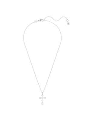 COLLANA INSIGNE PENDENTE CROCE TAGLIO TONDO SWAROVSKI 5675576 SWAROVSKI