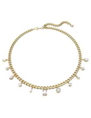 COLLANA IMBER TAGLIO MISTO BIANCO PLACCATO COLOR ORO DONNA SWAROVSKI  5663338 SWAROVSKI