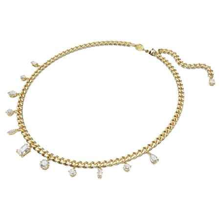 COLLANA IMBER TAGLIO MISTO BIANCO PLACCATO COLOR ORO DONNA SWAROVSKI 