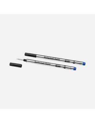 2 REFILL PER ROLLER MEDI ROYAL BLUE MONTBLANC MEISTERSTUCK