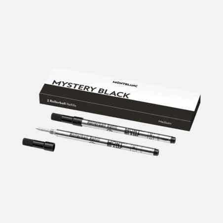 2 REFILL PER ROLLER M MYSTERY BLACK MONTBLANC MEISTERSTUCK 128231 MONTBLANC