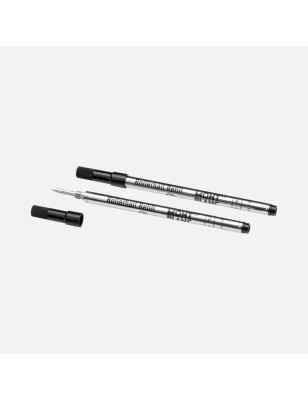 2 REFILL PER ROLLER FINI MYSTERY BLACK MONTBLANC MEISTERSTUCK