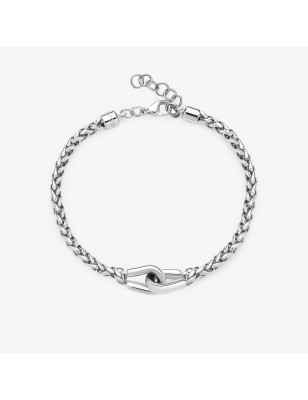 BRACCIALE CATENA SPIGA ACCIAIO KNOCKER UOMO BROSWAY  BKC26 BROSWAY