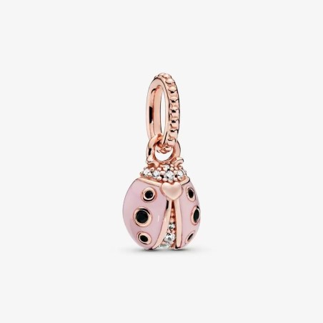 CHARM PENDENTE COCCINELLA ROSA DONNA PANDORA  387909EN160 PANDORA