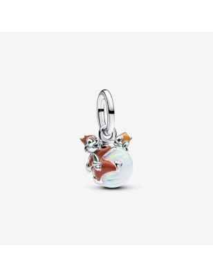 CHARM PENDENTE DISNEY, CIP E CIOP E PALLINA DI NATALE PANDORA 793532C01 PANDORA