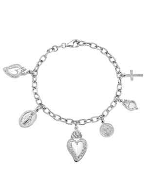 BRACCIALE SACRO CUORE MULTICHARM DONNA AMEN BRSCMB AMEN