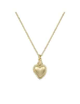 COLLANA CON MINI PENDENTE SACRO CUORE DORATO DONNA AMEN CLSCG3 AMEN