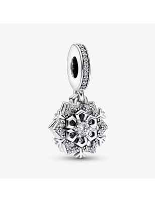 CHARM DOPPIO FIOCCO DI NEVE DONNA PANDORA MOMENTS 792355C01 PANDORA