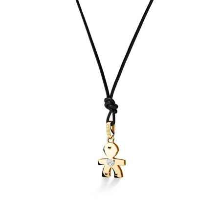 COLLANA BIMBO ORO GIALLO DIAMANTI I CLASSICI LE BEBE' LBB060 LE BEBE'