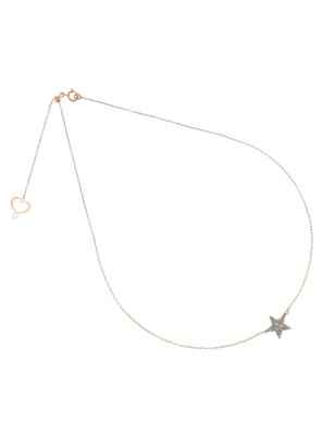 COLLANA 18KT STELLA POLVERE DIAMANTI CROMO DONNA MAMAN ET SOPHIE 