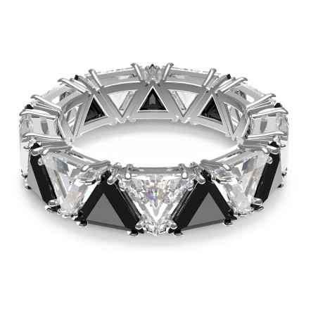 ANELLO COCKTAIL NERO M52 DONNA SWAROVSKI ORTYX 5620674 SWAROVSKI