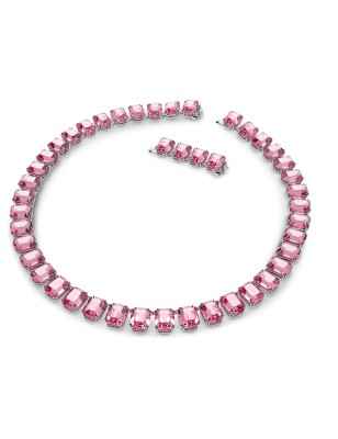 COLLANA TAGLIO OTTAGONALE ROSA SWAROVSKI MILLENIA