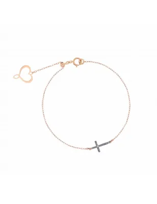 BRACCIALE 18KT CROCE POLVERE DIAMANTI MAMAN ET SOPHIE BPPOWCK MAMAN ET SOPHIE