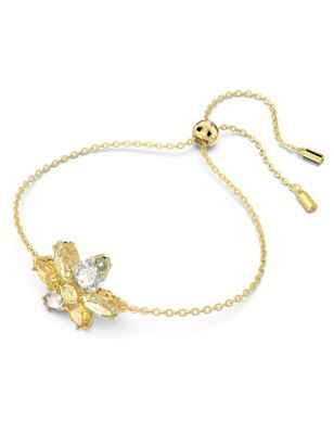 BRACCIALE GEMA FIORE GIALLO DONNA SWAROVSKI 