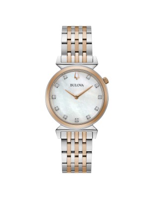 OROLOGIO BICOLORE DONNA BULOVA CLASSIC DIAMONDS 98P192 BULOVA