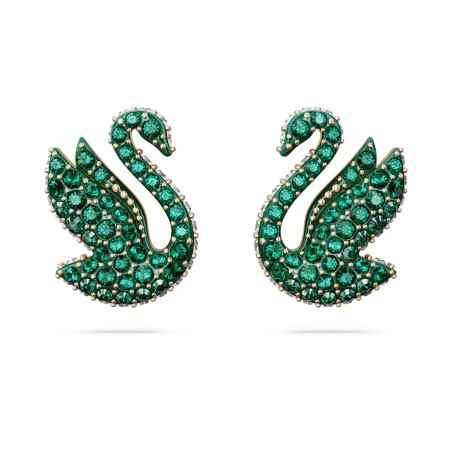 ORECCHINI LOBO ICONIC SWAN VERDE DONNA SWAROVSKI 