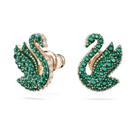 ORECCHINI LOBO ICONIC SWAN VERDE DONNA SWAROVSKI 