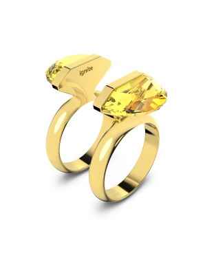 ANELLO LUCENT GIALLO M55 DONNA SWAROVSKI 