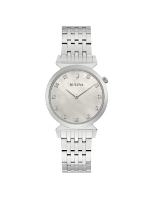 OROLOGIO MADREPERLA E DIAMANTI DONNA BULOVA REGATTA 96P216 BULOVA