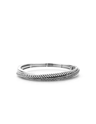  BANGLE INTRECCIATO IN ARGENTO DONNA TI SENTO 