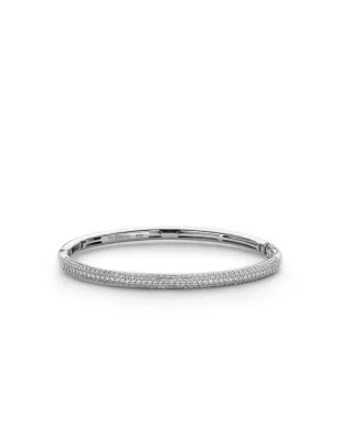 BRACCIALE RIGIDO CON ZIRCONI BIANCHI DONNA TI SENTO 