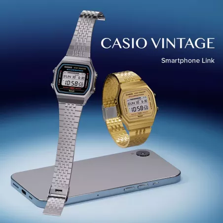 OROLOGIO FINITRUA ORO BLUETOOTH UOMO-DONNA CASIO VINTAGE