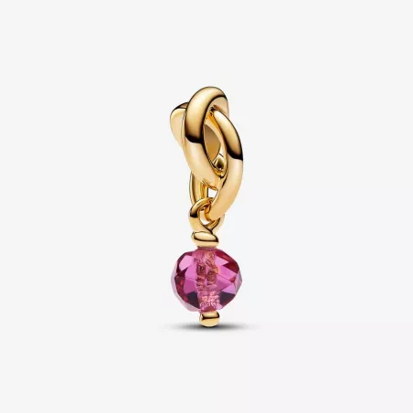 CHARM PENDENTE CERCHIO ETERNO ROSA OTTOBRE DONNA PANDORA 