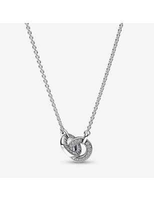 COLLANA CERCHI INTRECCIATI PAVE' DONNA PANDORA 