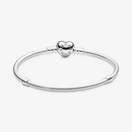 BRACCIALE CHIUSURA CUORE PAVE' MIS.16 DONNA PANDORA 