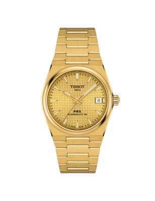 OROLOGIO POWERMATIC 80 DONNA TISSOT PRX AUTO GOLD