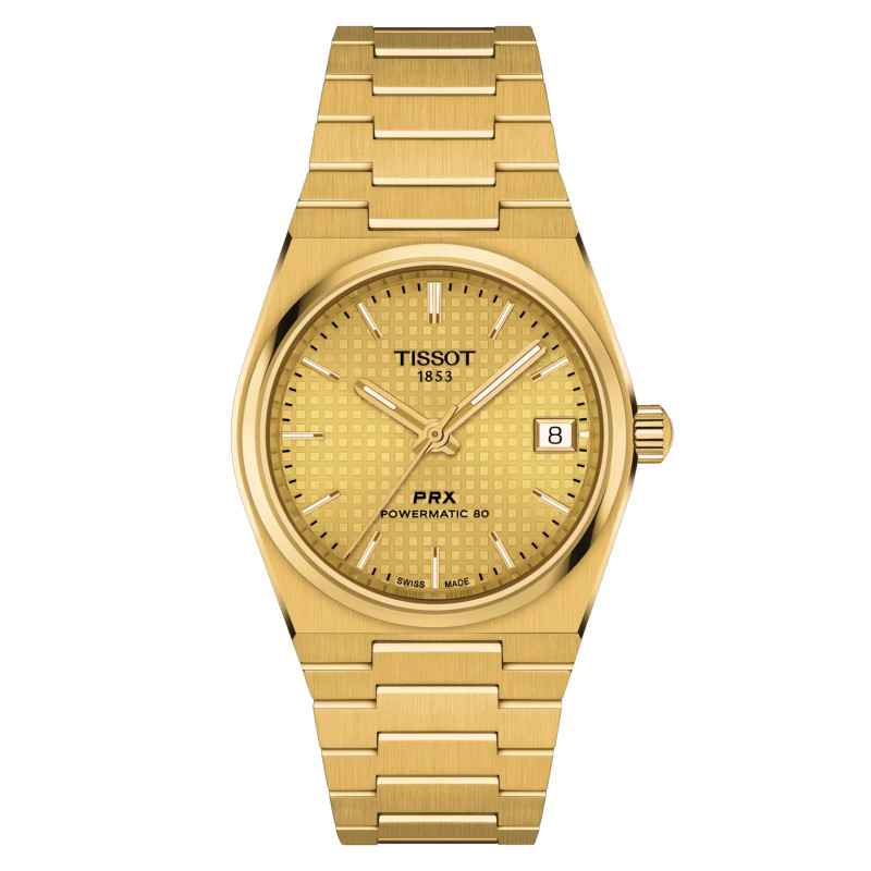 OROLOGIO POWERMATIC 80 DONNA TISSOT PRX AUTO GOLD