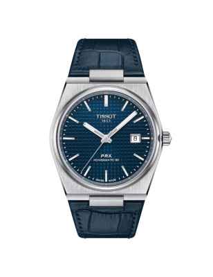 OROLOGIO PELLE BLU POWERMATIC 80 UOMO TISSOT PRX