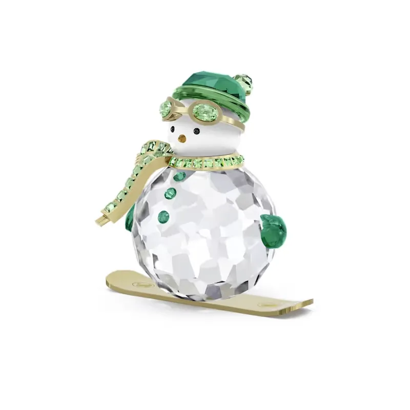 HOLIDAY CHEERS DULCIS PUPAZZO DI NEVE VERDE SWAROVSKI