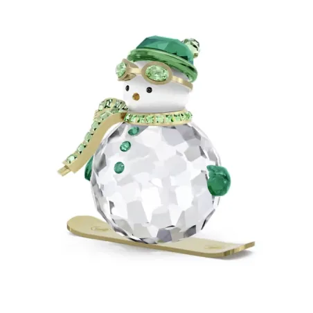 HOLIDAY CHEERS DULCIS PUPAZZO DI NEVE VERDE SWAROVSKI